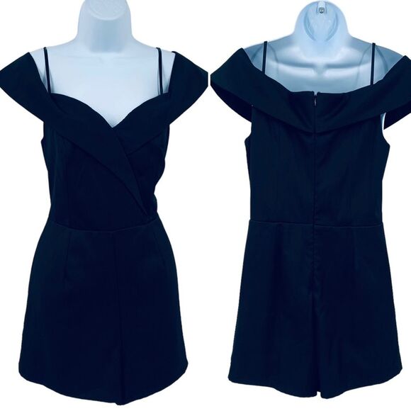 She & Sky Short Mini Jumpsuit Romper Dress - Picture 1 of 13